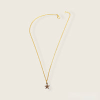 Gold Starfish Necklace