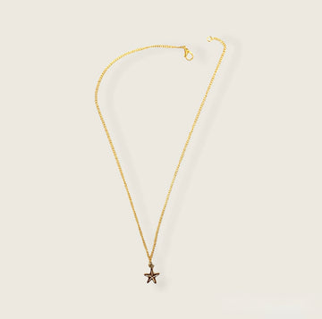 Gold Starfish Necklace