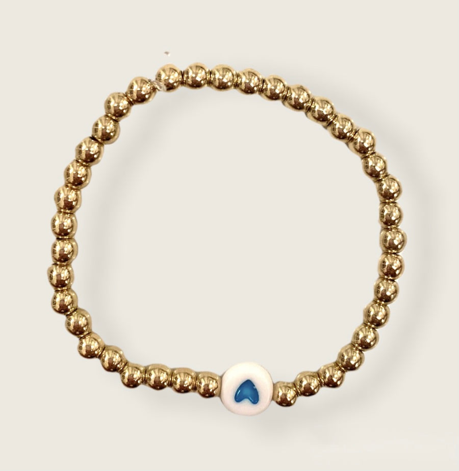 Gold Heart Bracelet